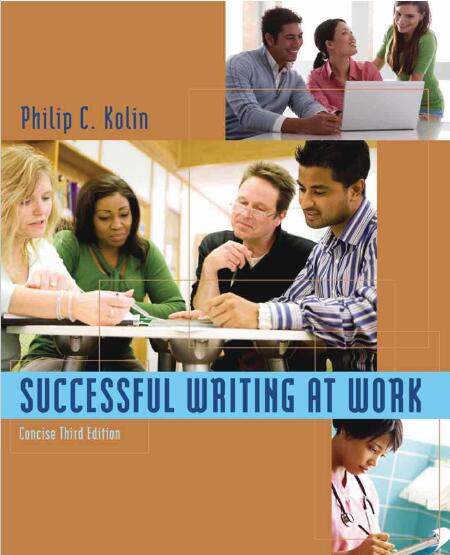 Successful Writing at Work Philip C. Kolin University of Southern Mississippi Australia