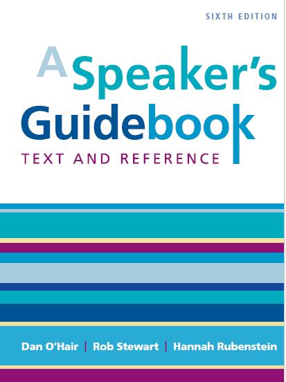 A SPEAKERS GUIDEBOOK Text and Reference